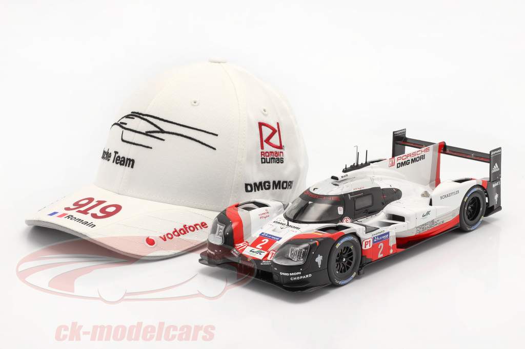 Porsche Team Cap Romain Dumas 919 Hybrid weiß