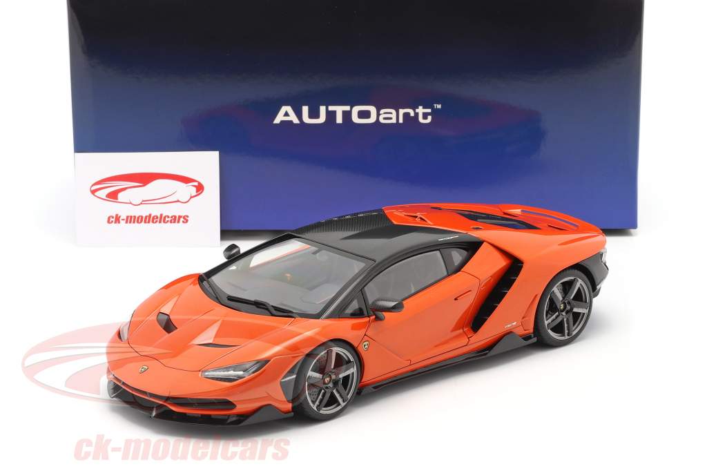 Lamborghini Centenario 建設年 2016 パール オレンジ 1:18 AUTOart