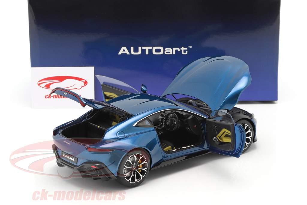 Aston Martin Vantage year 2019 ming blue 1:18 AUTOart