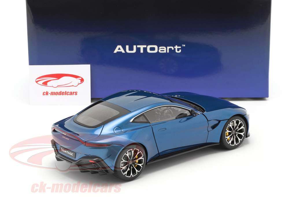 Aston Martin Vantage year 2019 ming blue 1:18 AUTOart