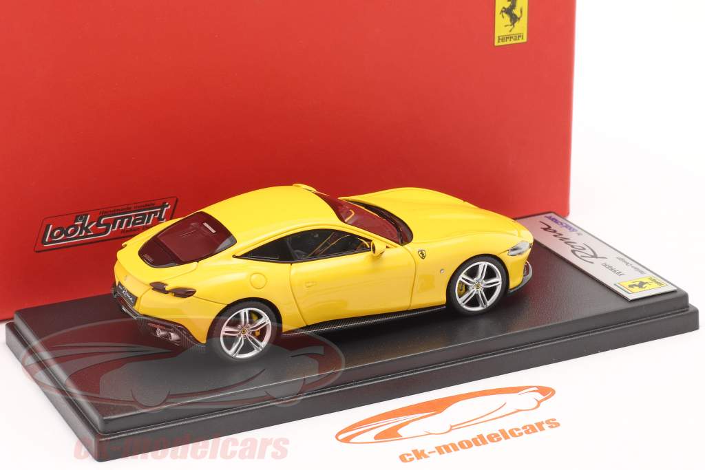 Ferrari Roma Año de construcción 2020 amarillo 1:43 LookSmart
