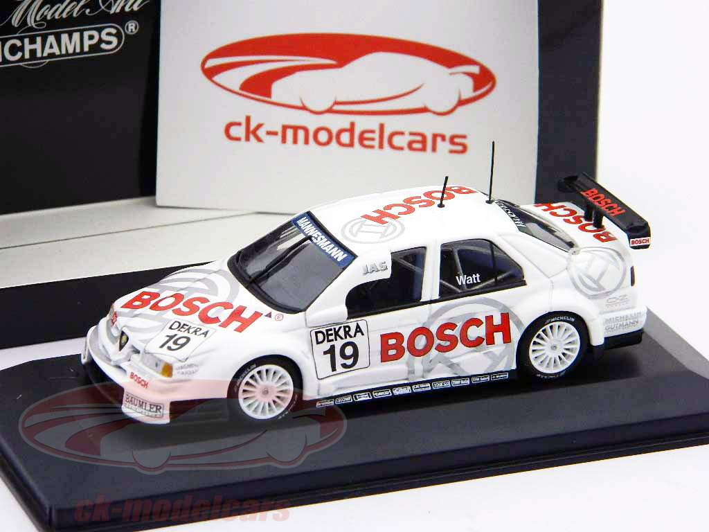 J. Watt Alfa Romeo 155 V6 TI #19 DTM 1996 Team Alfa JAS 1:43 Minichamps
