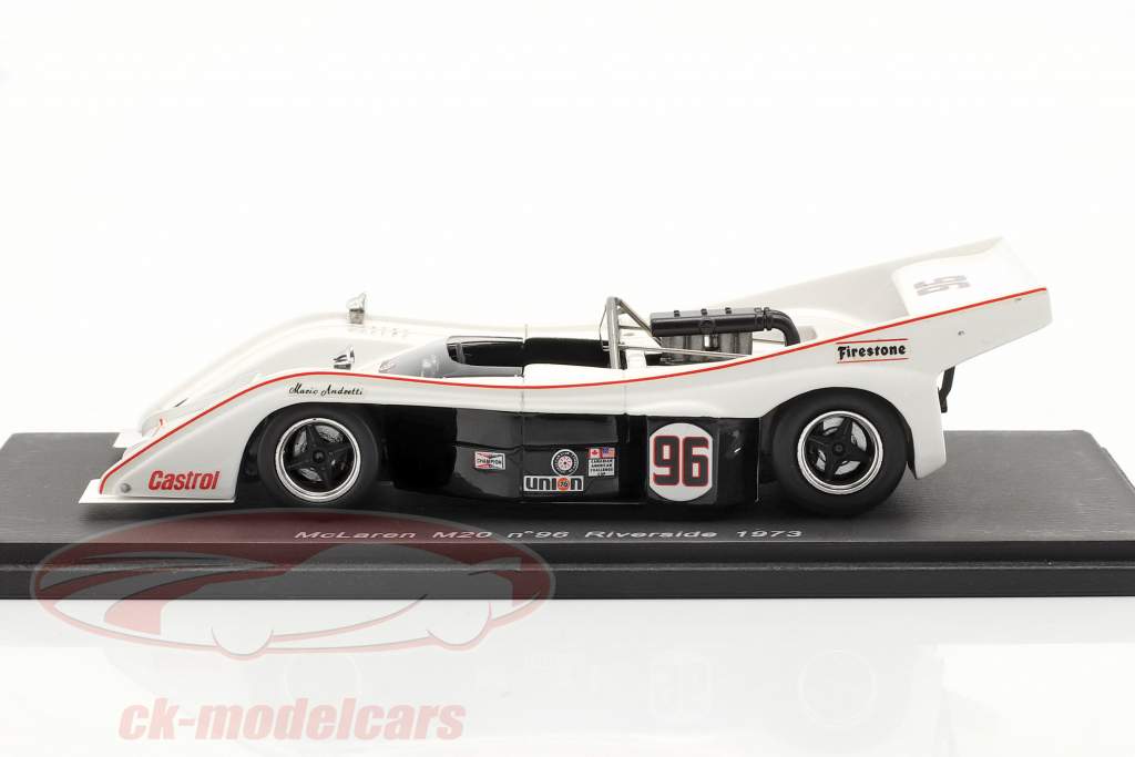 マクラーレンM20＃96リバーサイド1973 M.アンドレッティ1：43スパーク