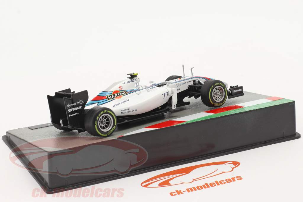 Valtteri Bottas Williams FW36 #77 2do británico GP fórmula 1 2014 1:43 Altaya