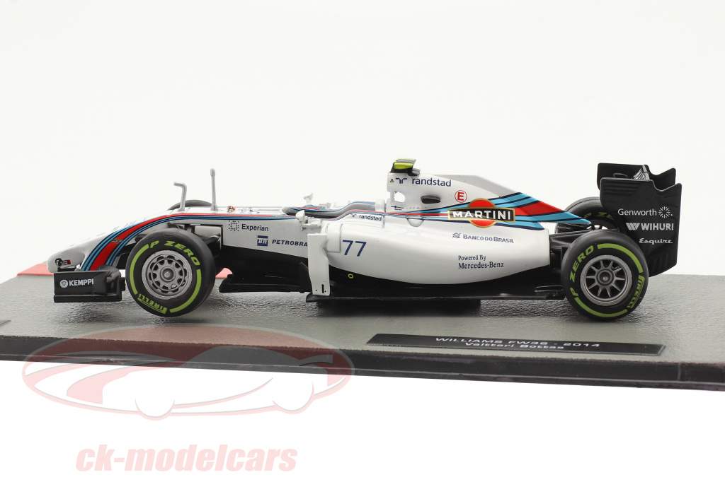 Valtteri Bottas Williams FW36 #77 2do británico GP fórmula 1 2014 1:43 Altaya