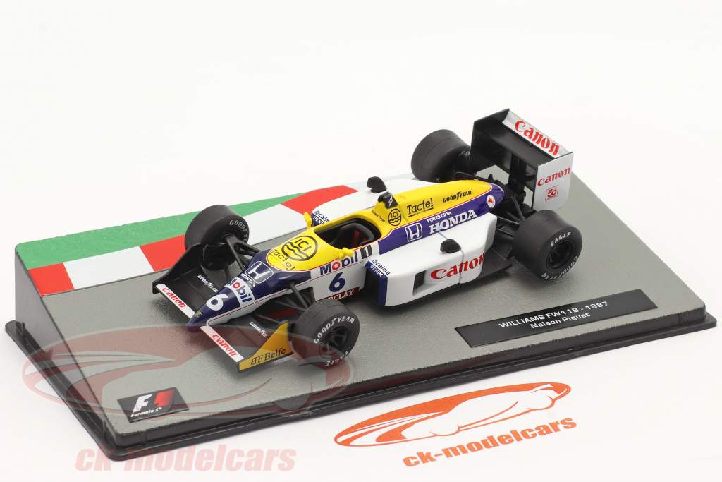 新品未開封　超レアWILLIAMS FW11B ネルソンピケ1987 1/24 bellamacchina_1045-004570