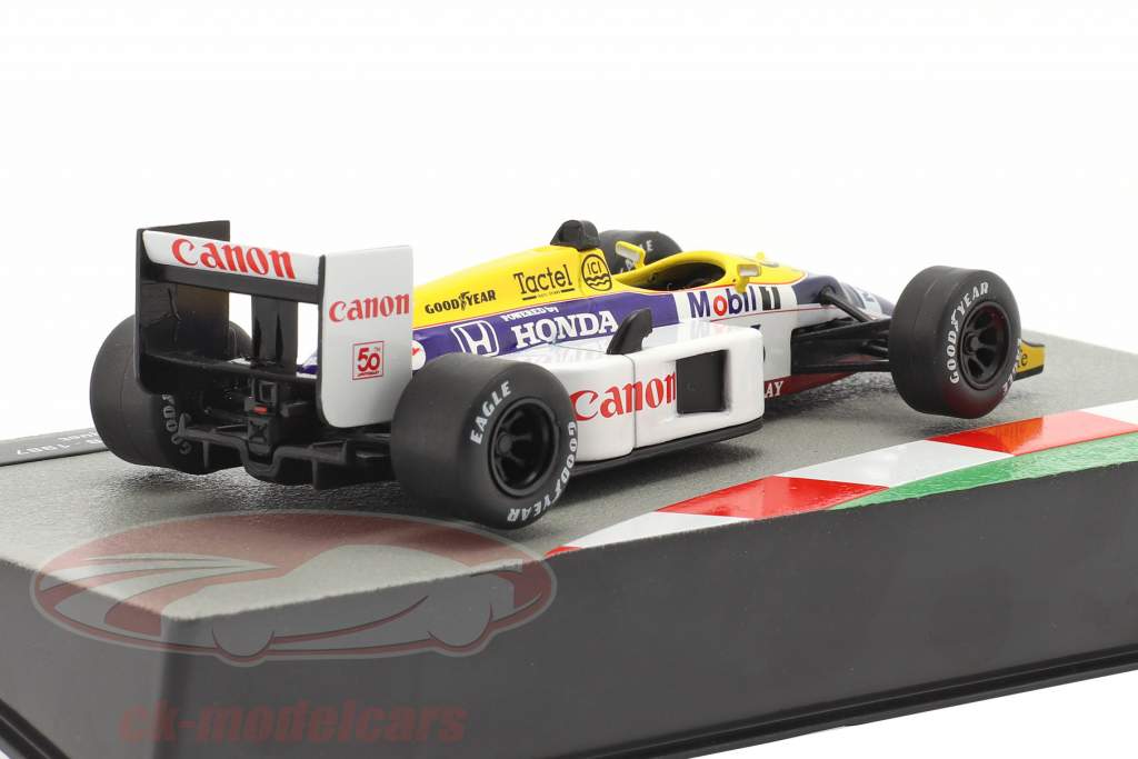 Nelson Piquet Williams FW11B #6 formula 1 World Champion 1987 1:43 Altaya
