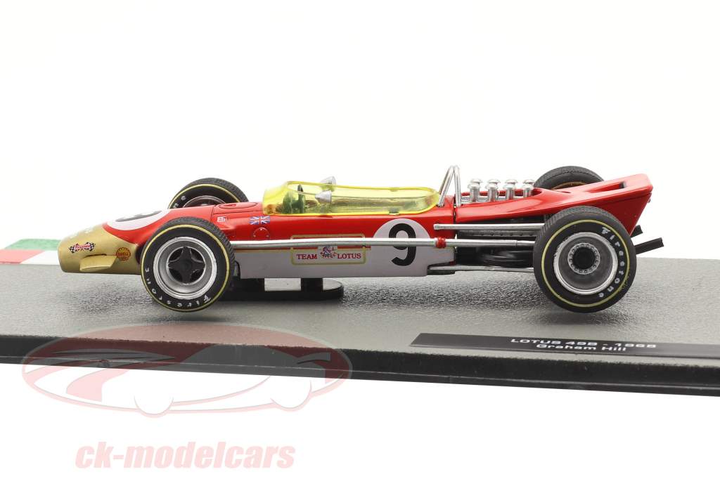 Graham Hill Lotus 49B #9 Winner Monaco GP formula 1 World Champion 1968 1:43 Altaya