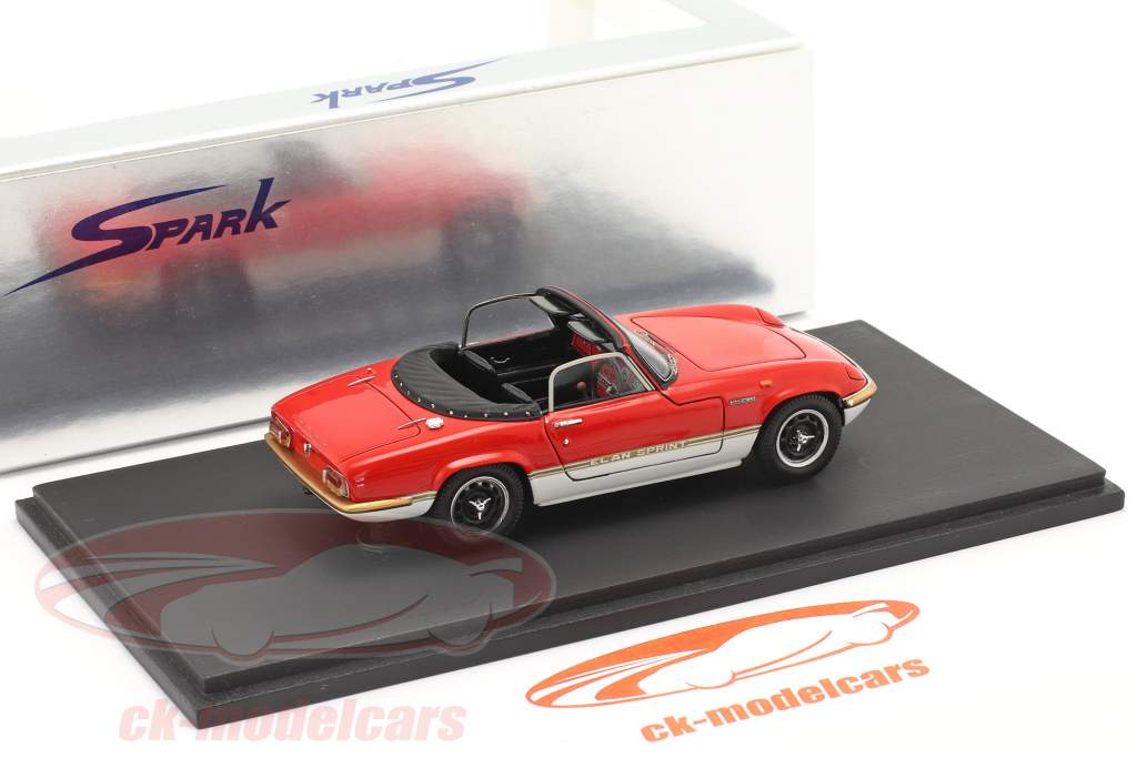 Spark 1:43 Lotus Elan S4 Sprint DHC year 1971 red S1240