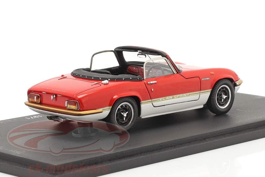 Lotus Elan S4 Sprint DHC Byggeår 1971 rød 1:43 Spark