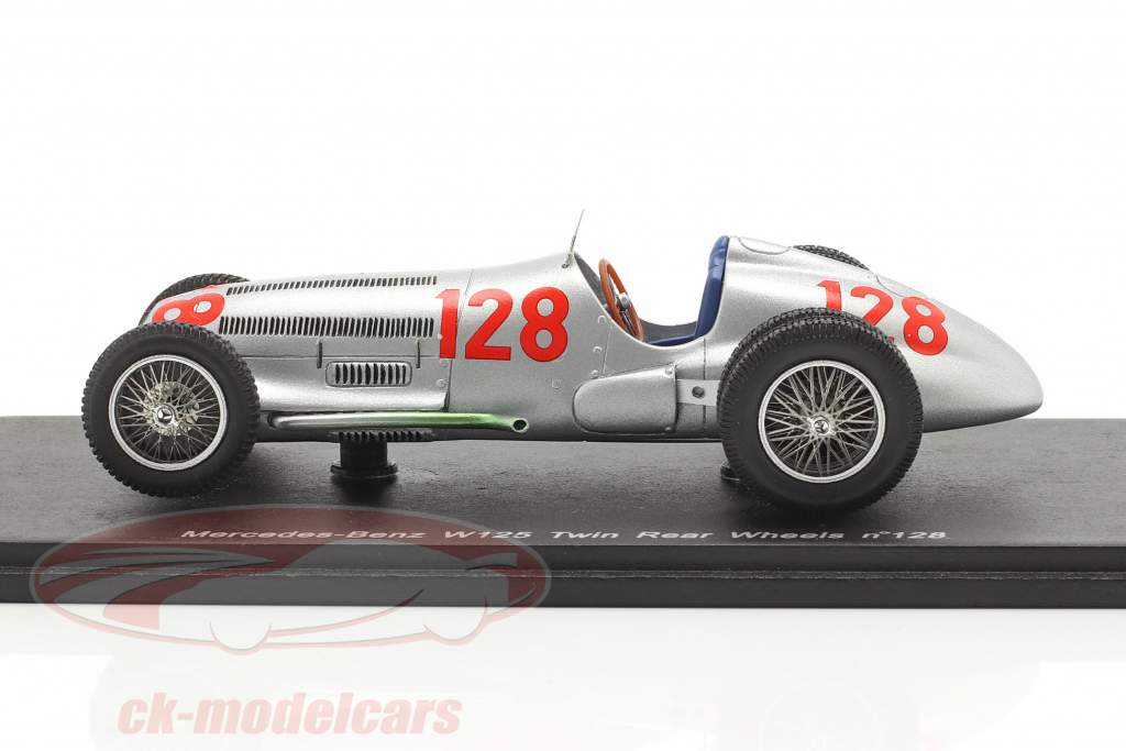 Mercedes-Benz W125 Twin Rear Wheels #128 Winner Hill Climb 1939 Lang 1:43 Spark