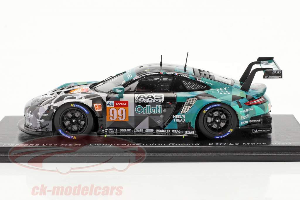 Porsche 911 RSR #99 24h LeMans 2020 Dempsey-Proton Racing 1:43 Spark