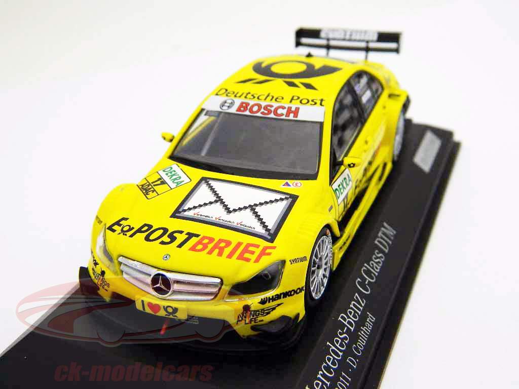 D. Coulthard Mercedes-Benz C-klasse #17 DTM 2011 tyske postvæsen 1:43 Minichamps