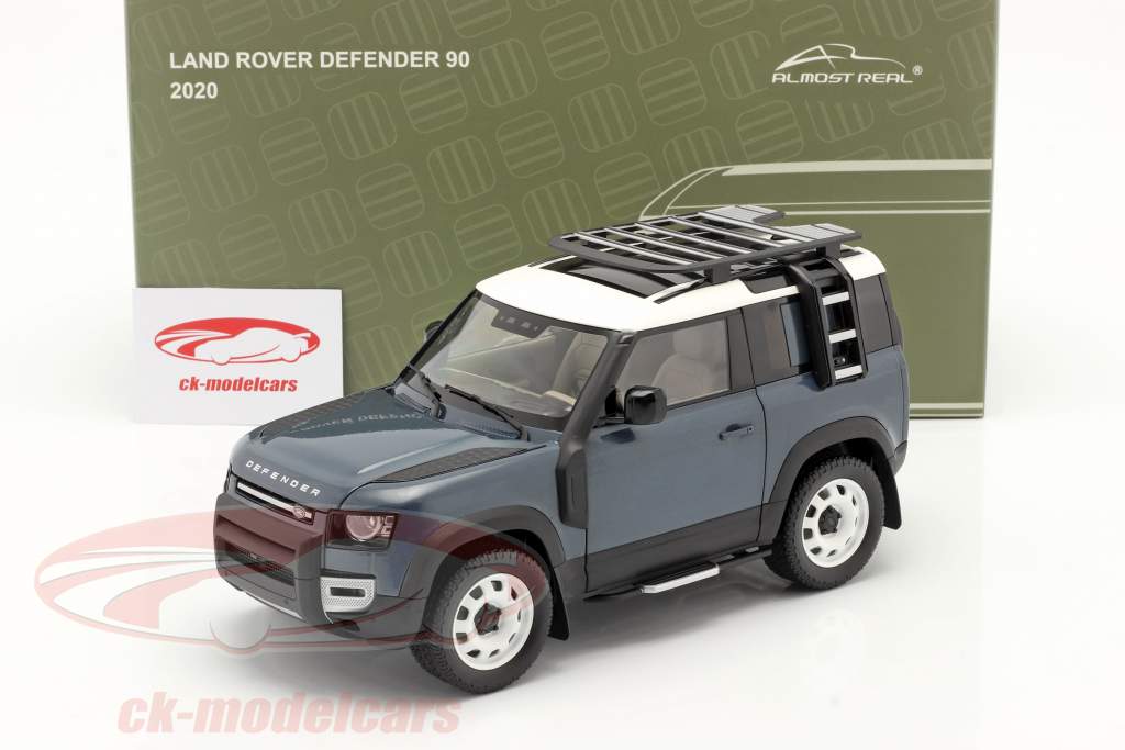 Land Rover Defender 90 year 2020 tasman blue 1:18 Almost Real