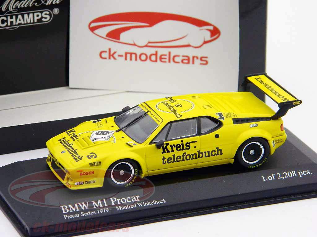 M. hoek Hock BMW M1 Procar #81 Procar Series 1979 1:43 Minichamps