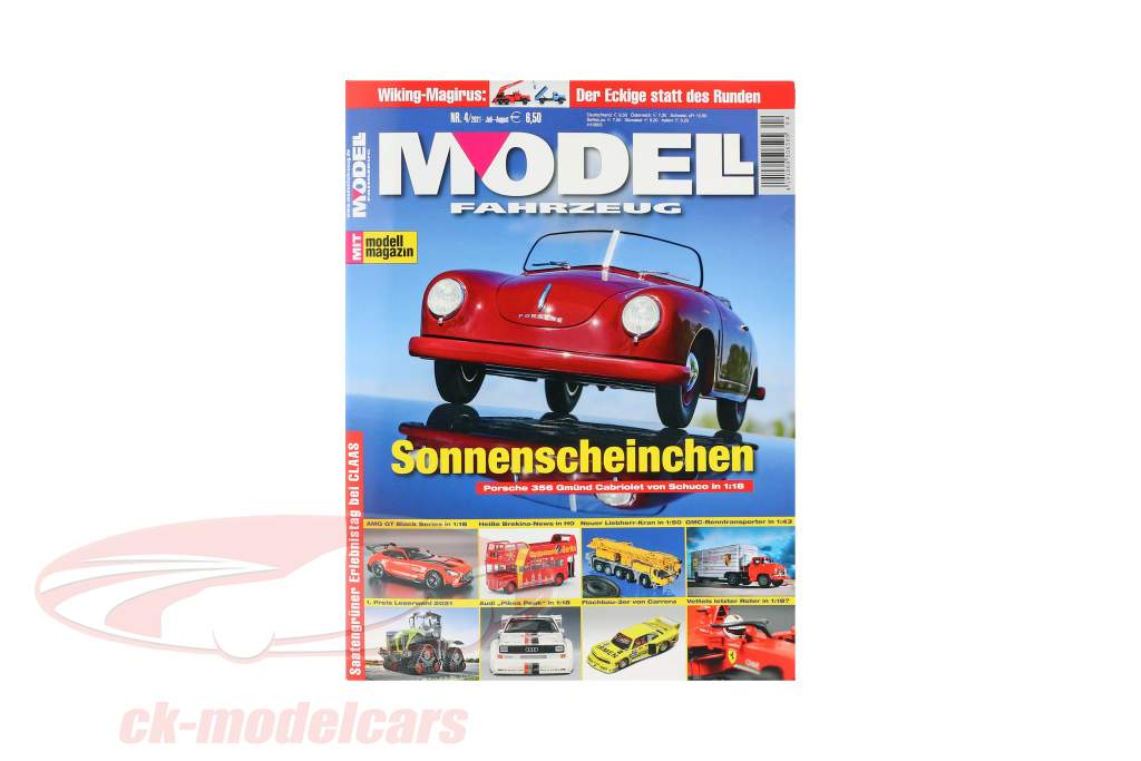 Zeitschrift MODELKØRETØJ produktion juli / august - Ingen. 4 / 2021