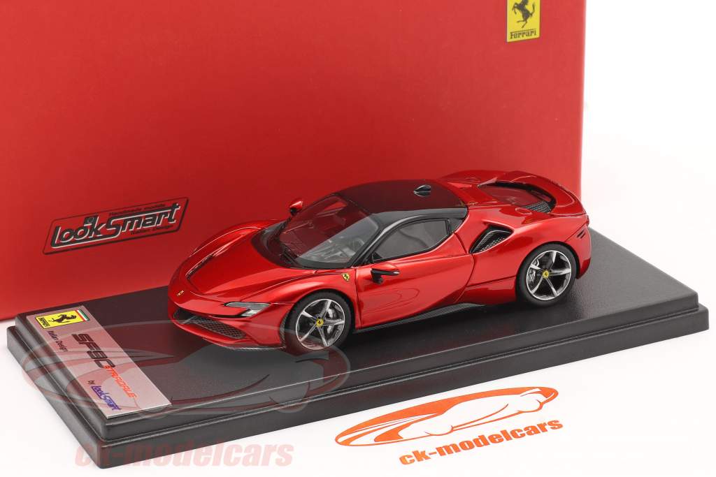 Ferrari SF90 Stradale Byggeår 2019 ildrød 1:43 LookSmart