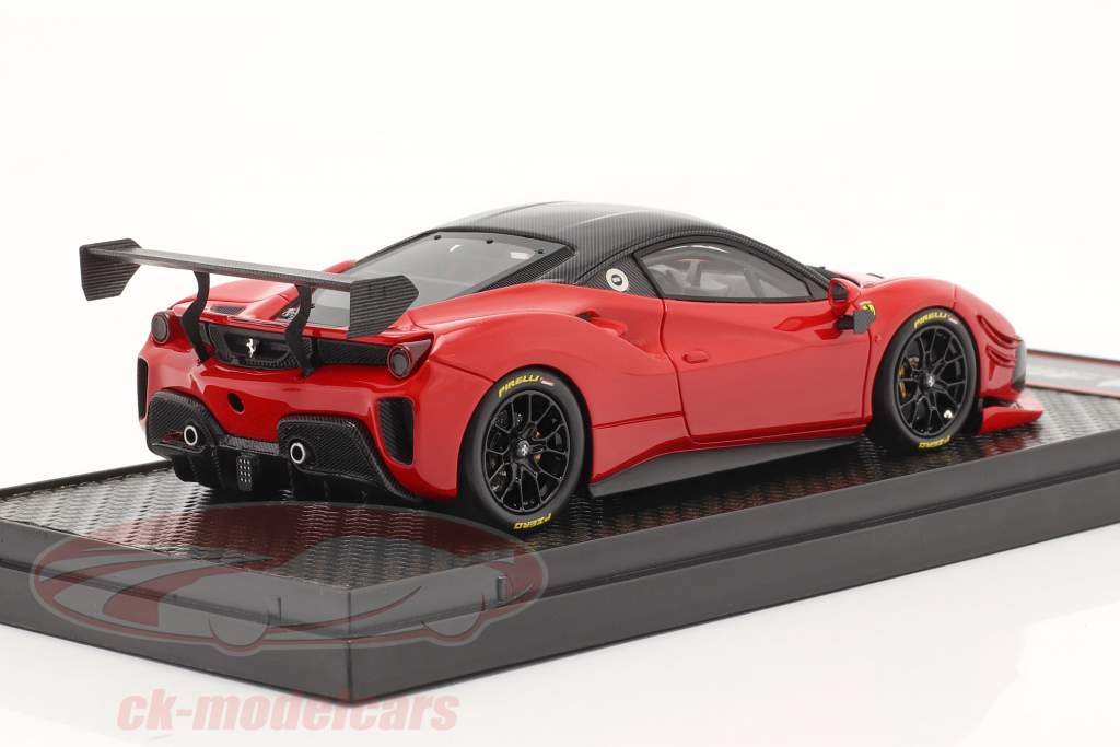 Ferrari 488 Challenge Evo Byggeår 2020 korsa rød 1:43 BBR