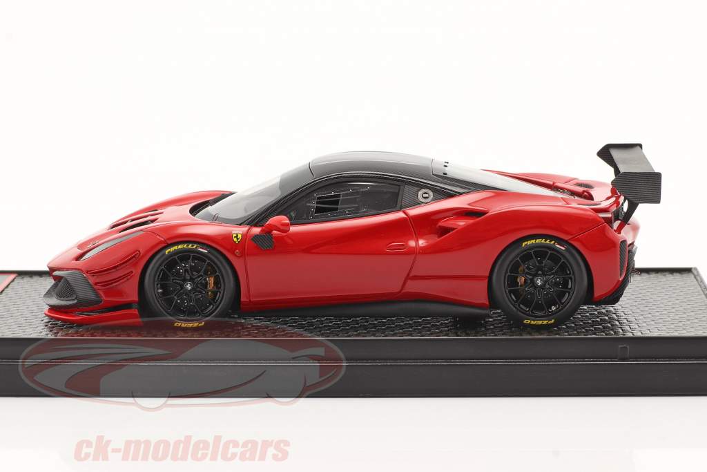 Ferrari 488 Challenge Evo Byggeår 2020 korsa rød 1:43 BBR