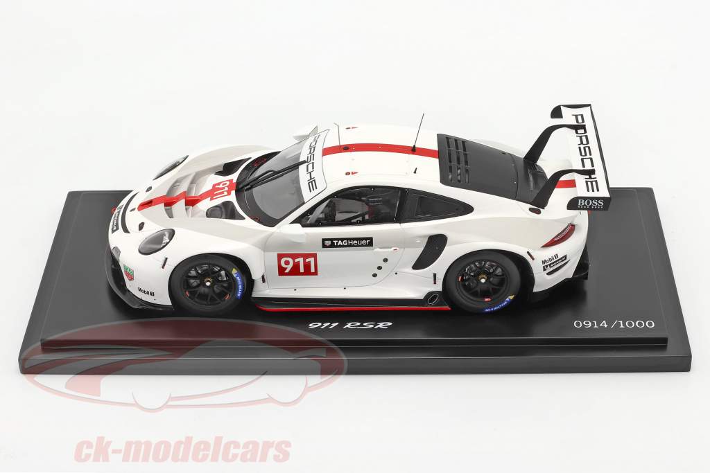 Porsche 911 (992) RSR WEC 2019 Présentation version 1:18 Spark