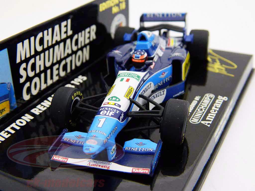 M. Schumacher Benetton B195 Renault GP Grande-Bretagne de Formule 1 1995 1:43 Minichamps