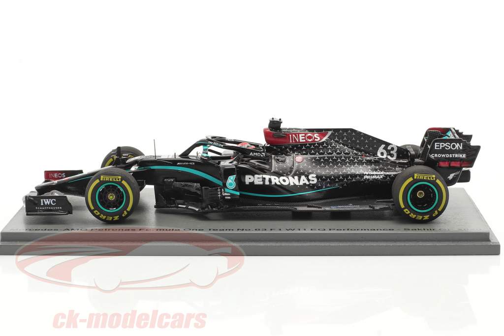 George Russell Mercedes-AMG F1 W11 #63 9° Sakhir GP formula 1 2020 1:43 Spark
