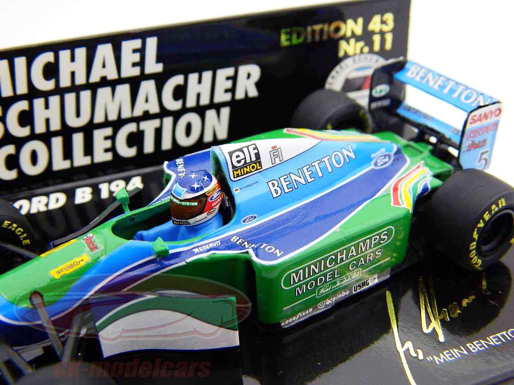 M. Schumacher Benetton Ford B194 formula one 1994 1:43 Minichamps