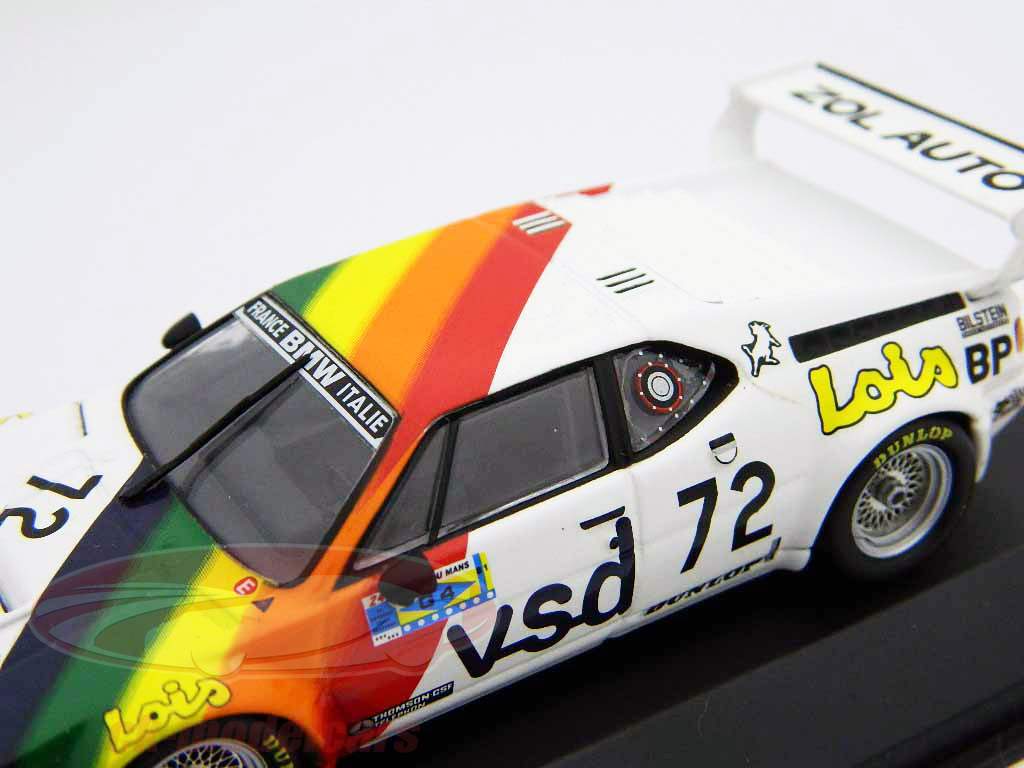 BMW M1 #72 24h LeMans 1981 Rousselot / Servanin / Ferrier 1:43 Minichamps