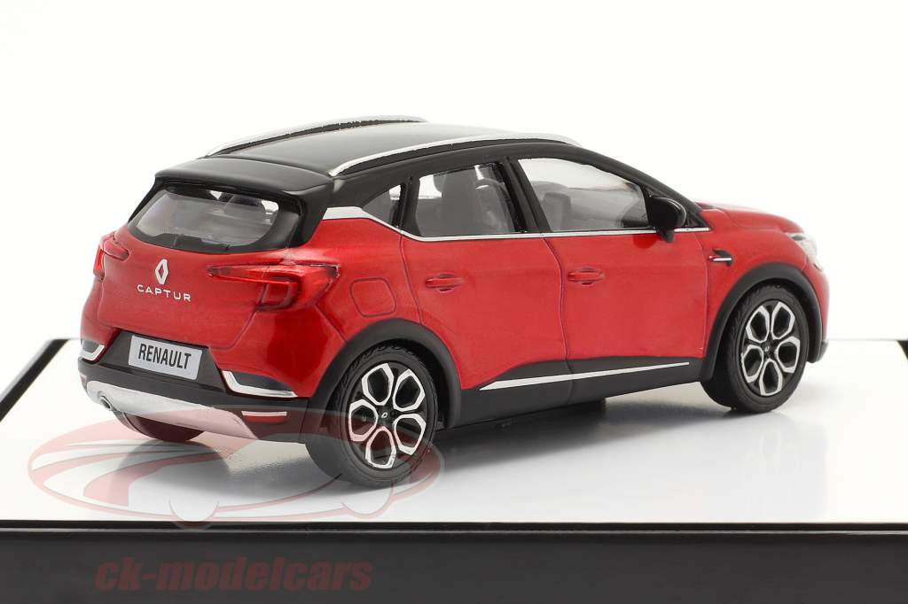 Renault Captur Byggeår 2020 rød / sort 1:43 Norev