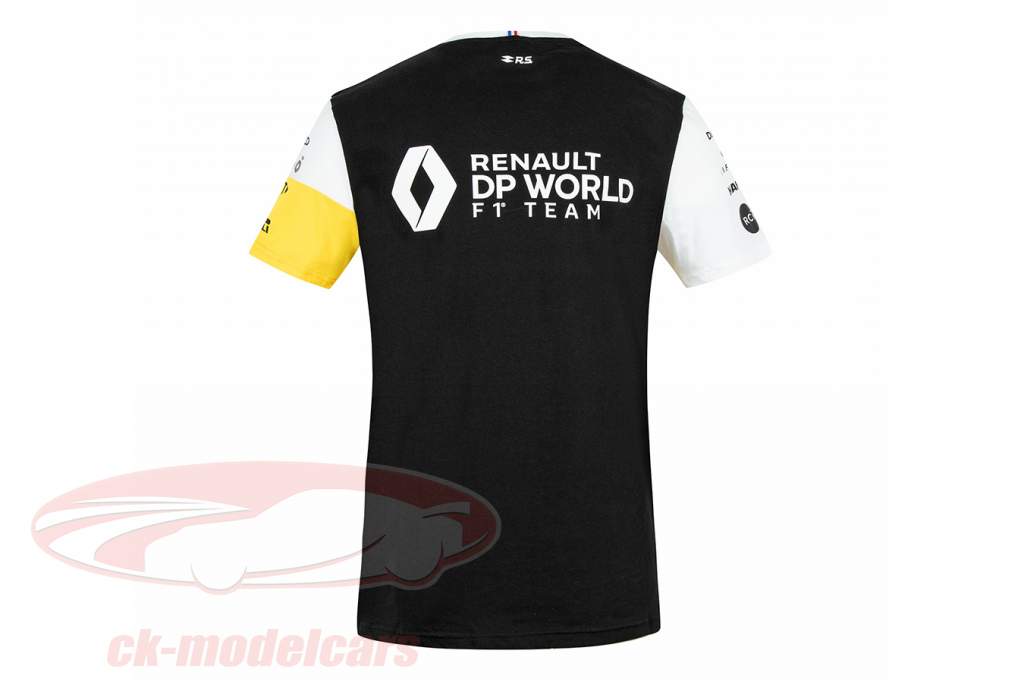 Renault DP World F1 Team T-shirt formule 1 2020 noir / jaune / blanc