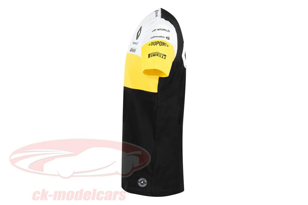 Renault DP World F1 Team T-shirt formule 1 2020 noir / jaune / blanc