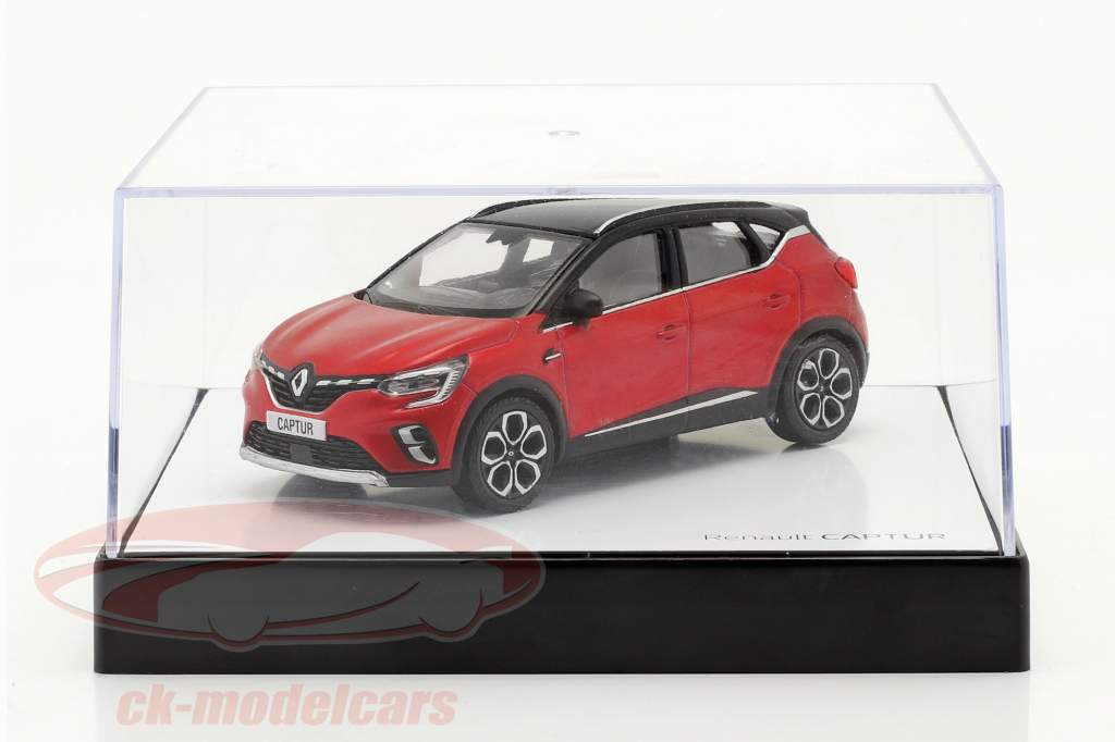 Renault Captur Byggeår 2020 rød / sort 1:43 Norev