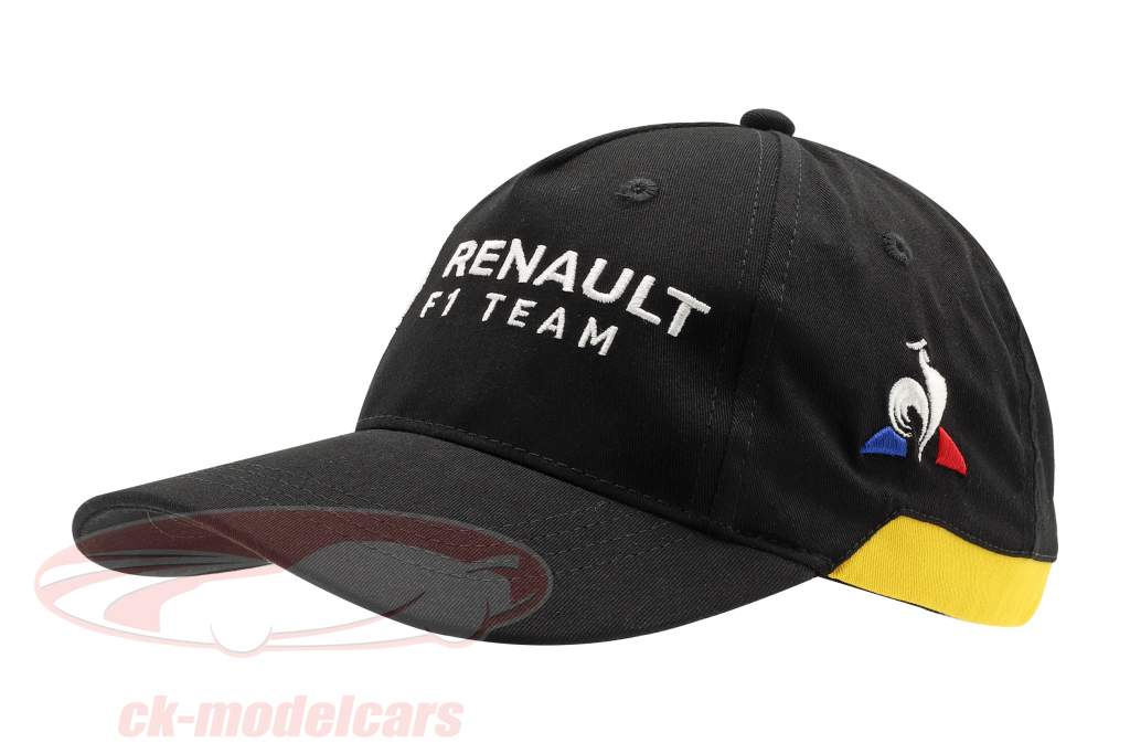 Cap Renault F1 Team sort / gul (Børn)
