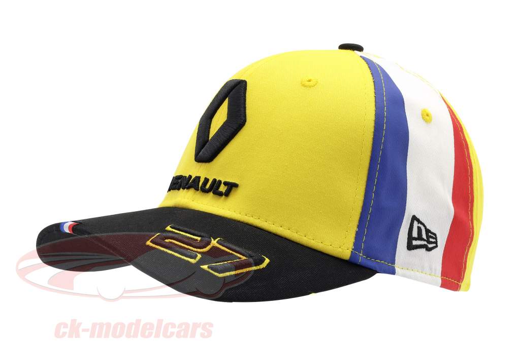 Kasket Renault F1 Team 2019 #27 Hülkenberg gul / sort / hvid størrelse M / L