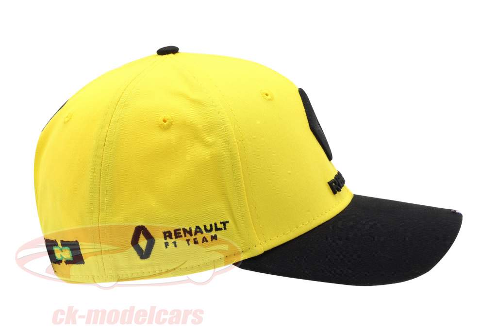 Kasket Renault F1 Team 2019 #27 Hülkenberg gul / sort / hvid størrelse M / L