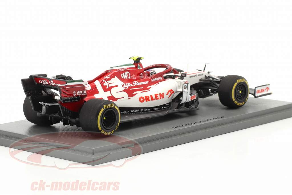 A. Giovinazzi Alfa Romeo Racing C39 #99 Emilia-Romagna GP Fórmula 1 2020 1:43 Spark
