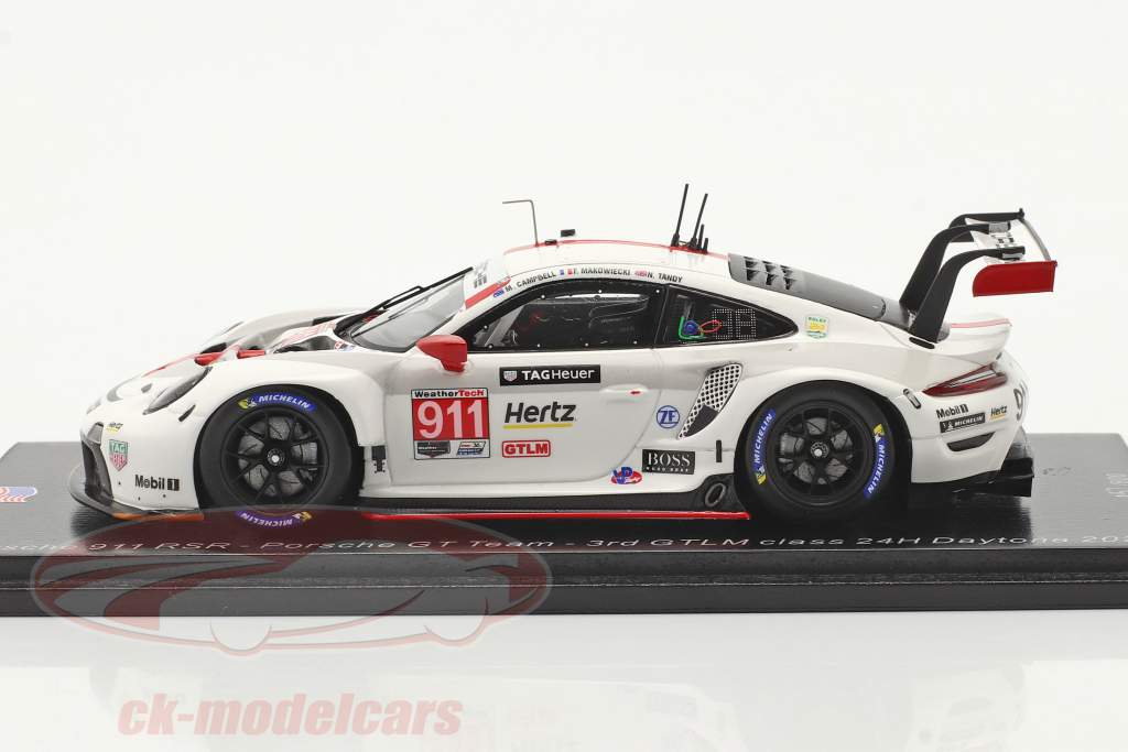 Porsche 911 RSR #911 3位 GTLMクラス 24h Daytona 2020 Porsche GT Team 1:43 Spark