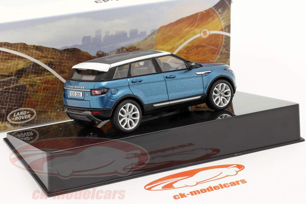 Land Rover Range Rover Evoque 5-deurs mauritius blauw 1:43 Ixo