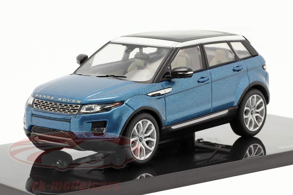 Land Rover Range Rover Evoque 5ドア mauritius 青 1:43 Ixo