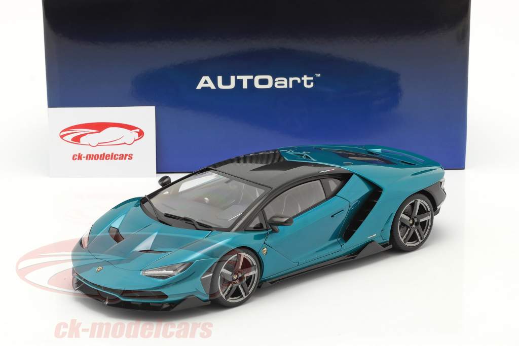 Lamborghini Centenario Año de construcción 2016 artemis verde 1:18 AUTOart