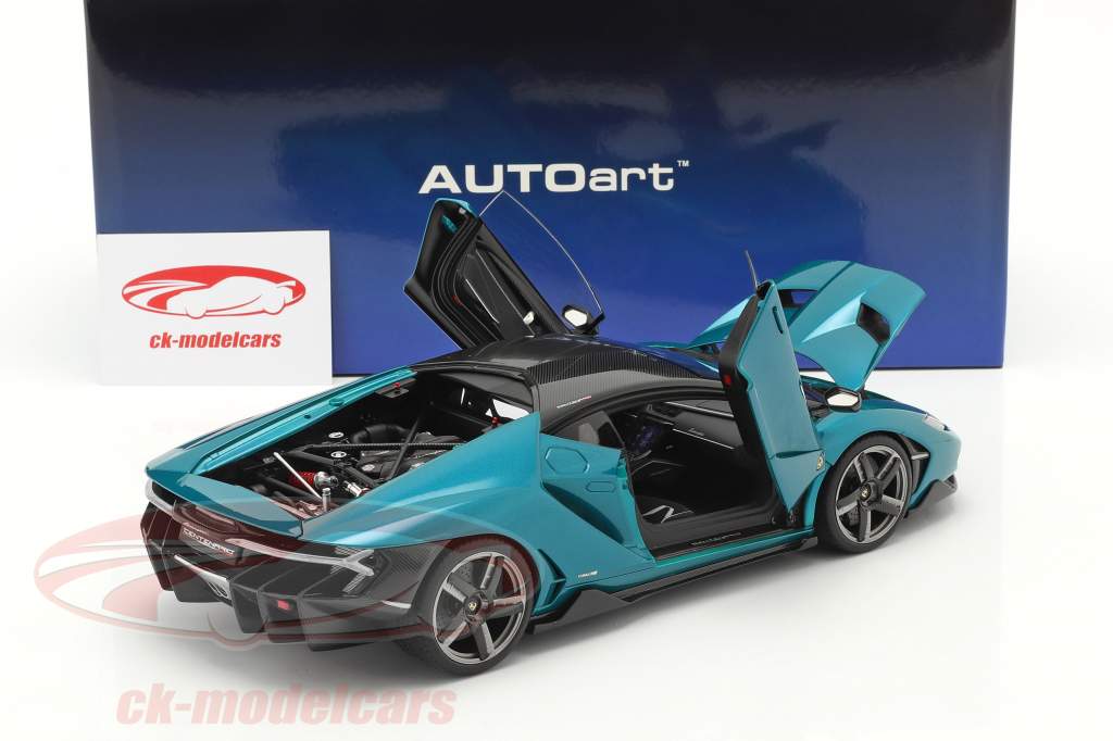 Lamborghini Centenario Année de construction 2016 artemis vert 1:18 AUTOart