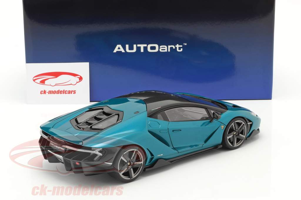 Lamborghini Centenario Année de construction 2016 artemis vert 1:18 AUTOart