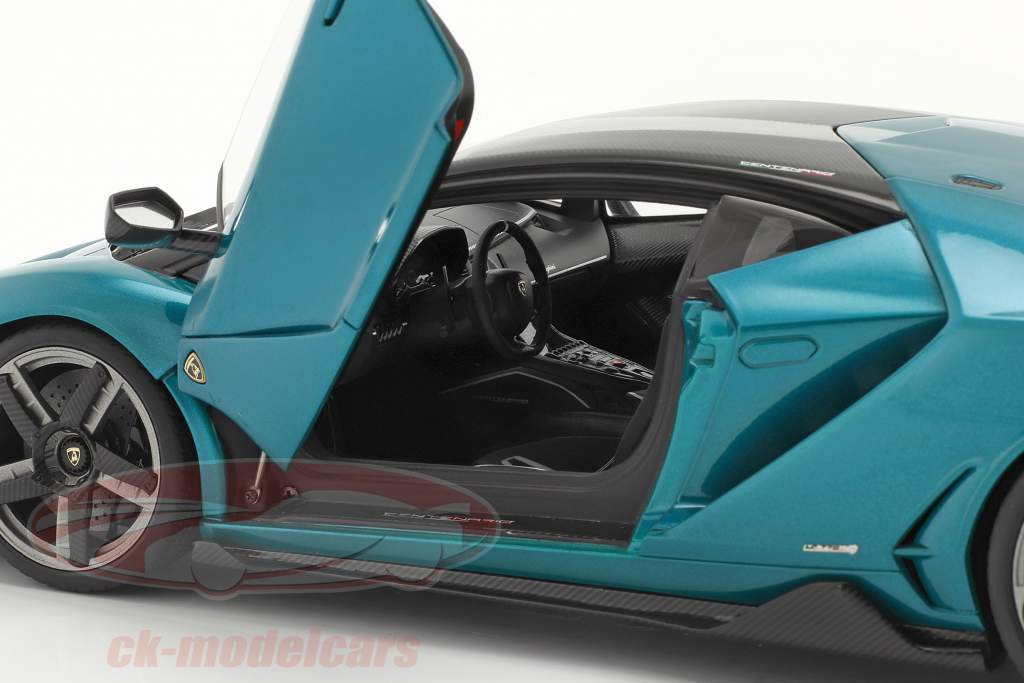 Lamborghini Centenario Année de construction 2016 artemis vert 1:18 AUTOart