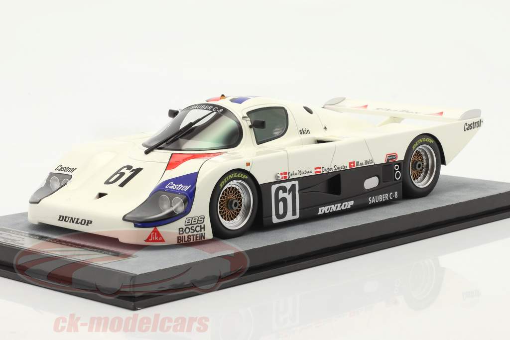 Sauber C8 #61 24h LeMans 1985 Quester, Nielsen, Welti 1:18 Tecnomodel