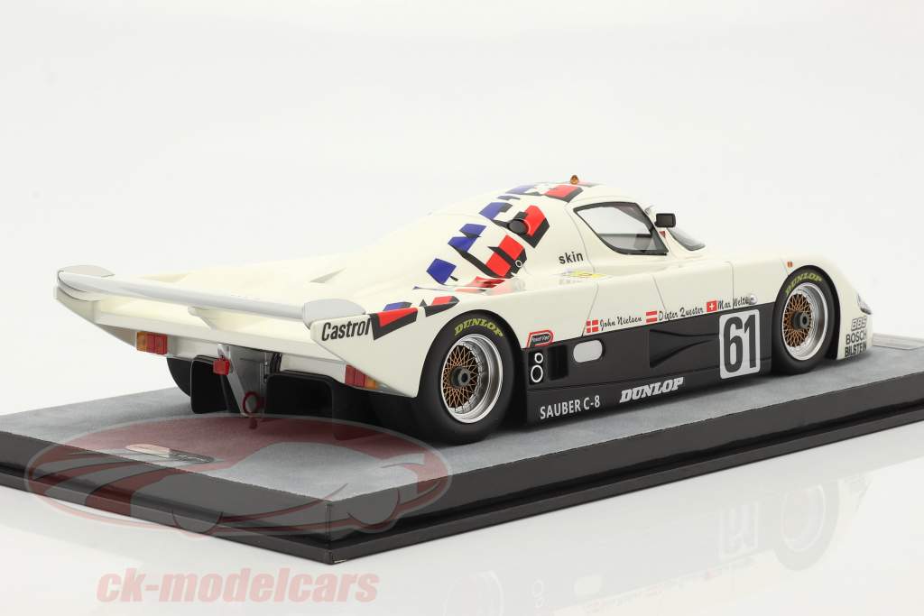 Sauber C8 #61 24h LeMans 1985 Quester, Nielsen, Welti 1:18 Tecnomodel