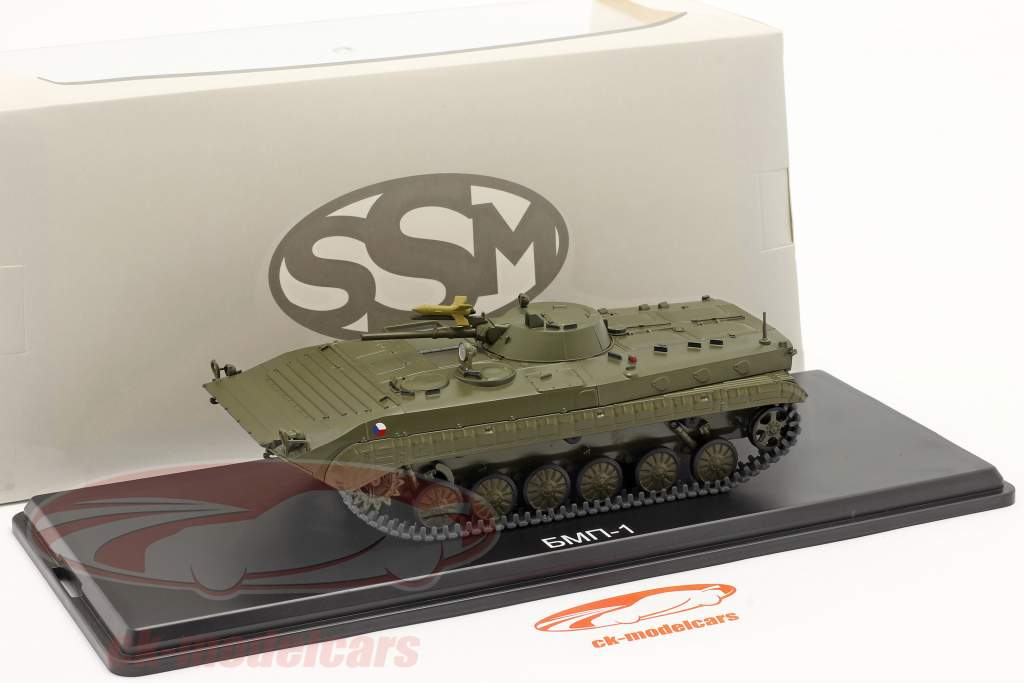 BMP-1 militær (CZ) Pansrede personelbærere mørk oliven 1:43 Start Scale Modeller