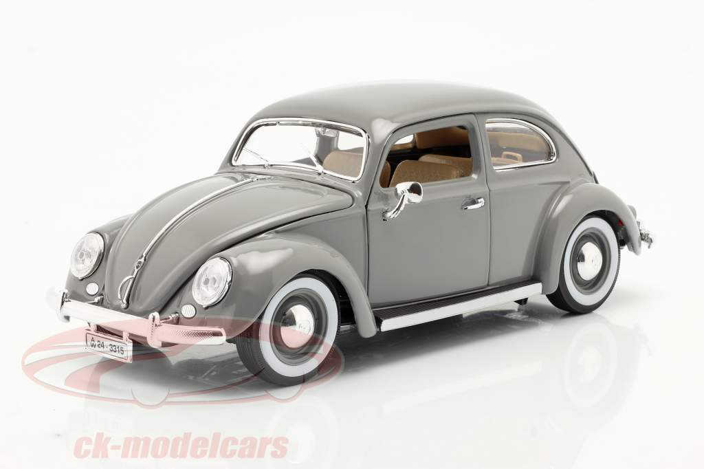 Volkswagen VW escarabajo Año de construcción 1955 gris 1:18 Bburago