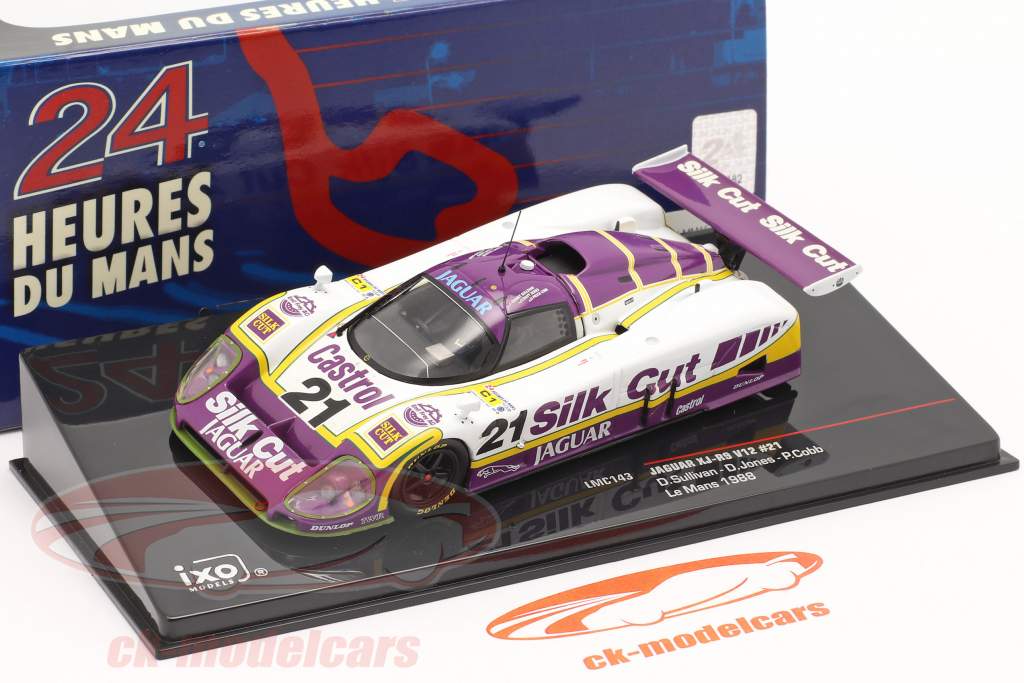Jaguar XJR-9 LM #21 24h LeMans 1988 Silk Cut Jaguar 1:43 Ixo