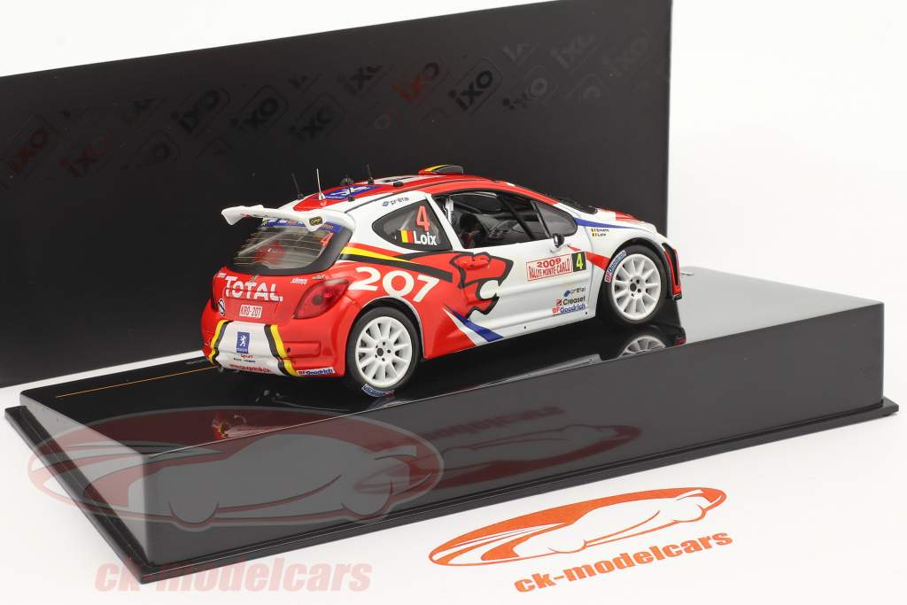 Peugeot 207 S2000 #4 2nd Rallye Monte Carlo 2009 Loix, Smets 1:43 Ixo