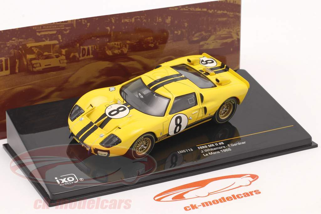 Ford GT40 MK II #8 Gardner 24h LeMans 1966 Whitemore, Gardner 1:43 Ixo